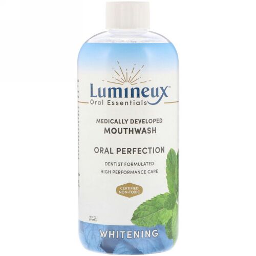 Lumineux Oral Essentials, 医学的に開発されたマウスウォッシュ、完全オーラルケア、ホワイトニング効果、16液量オンス (473 ml) (Discontinued Item)