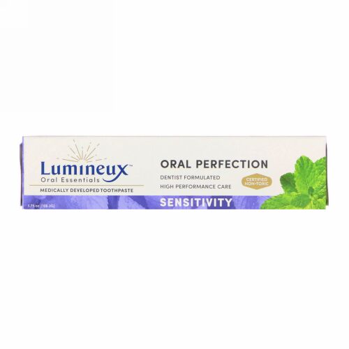 Lumineux Oral Essentials, 歯磨き粉、敏感フォーミュラ、3.75 oz (106.3 g) (Discontinued Item)