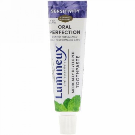 Lumineux Oral Essentials, 医学的に開発された練り歯磨き、知覚過敏用、.8オンス (22.7 g) (Discontinued Item)