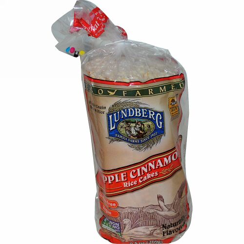 Lundberg, アップルシナモン餅, 9.5 oz.(269 g) (Discontinued Item)