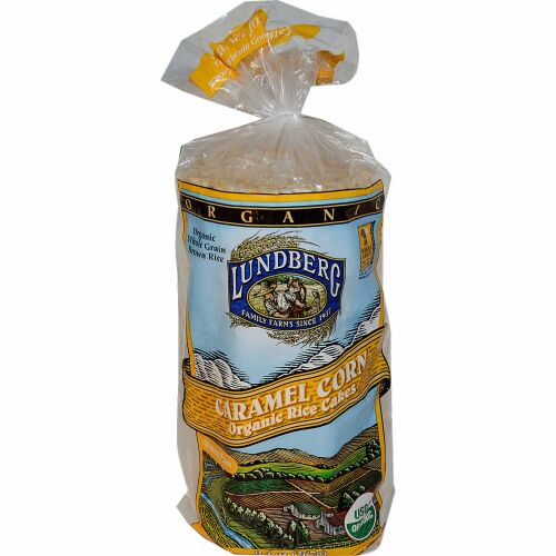 Lundberg, キャラメルコーン・オーガニックライスケーキ9.4 oz (267 g) (Discontinued Item)