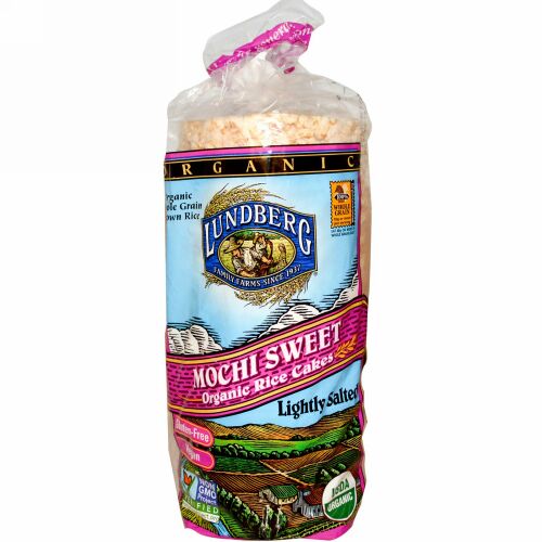 Lundberg, オーガニック ライスケーキ、モチ スイート、8.5 oz (241 g) (Discontinued Item)