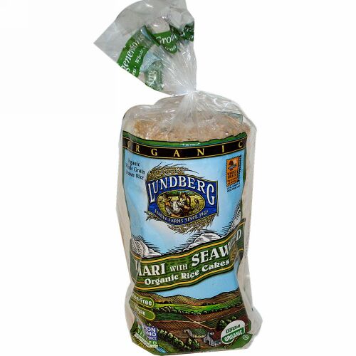 Lundberg, たまり醤油付き海苔、オーガニック・ライスケーキ、 8.5 oz (241 g) (Discontinued Item)