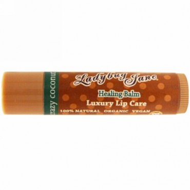 LuxeBeauty, Healing Lip Balm, Crazy Coconut, 0.14 oz (4 g) (Discontinued Item)