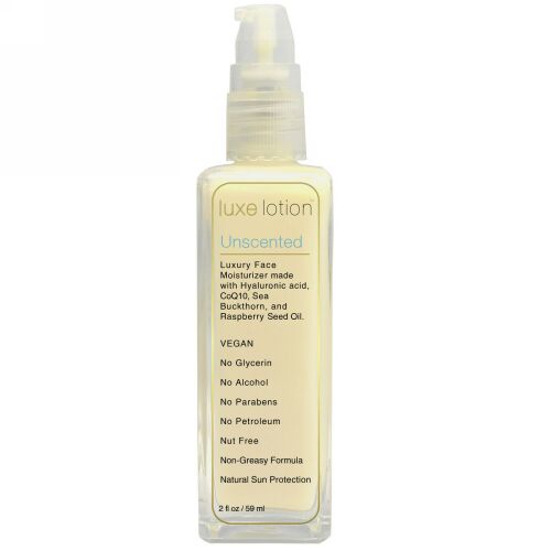 LuxeBeauty, リュクスローション、 ラグジュアリーフェイス、 無香、 2 fl oz (59 ml)