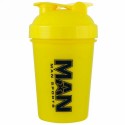 MAN Sports, ショーティーシェイカー、イエロー、16 oz (Discontinued Item)