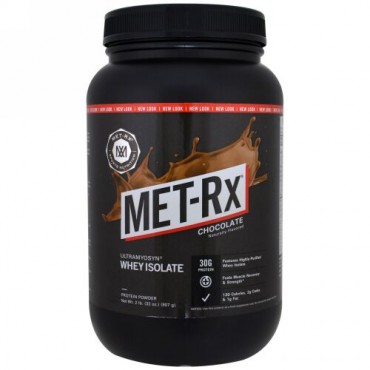 MET-Rx, ウルトラミュシン・ホエイアイソレート, チョコレート味, 32 oz (907 g) (Discontinued Item)
