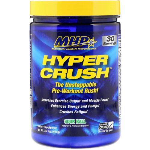 MHP, ハイパークラッシュ、プレトレーニング、サワーボール、1.02 lbs (461 g) (Discontinued Item)