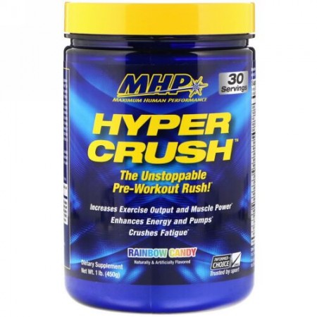 MHP, ハイパークラッシュ、レインボーキャンディー、1ポンド (450 g) (Discontinued Item)