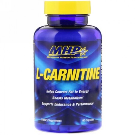 MHP, L-カルニチン、60カプセル (Discontinued Item)