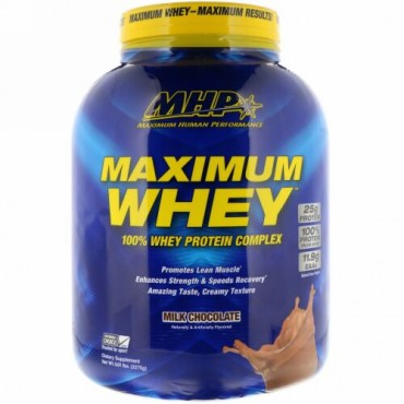 MHP, マキシマムホエイ、ミルクチョコレート、5.01 lbs (2275 g) (Discontinued Item)