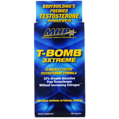 MHP, T-Bomb 3Xtreme, 168 Tablets (Discontinued Item)