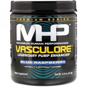 MHP, Vasculore, Legendary Pump Enhancer, Blue Raspberry, 3.24 oz (91.8 g) (Discontinued Item)