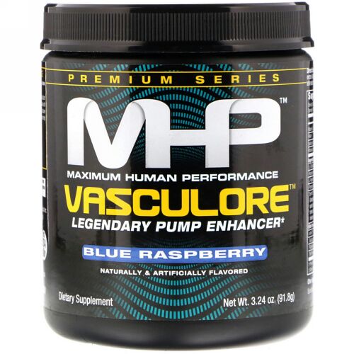 MHP, Vasculore, Legendary Pump Enhancer, Blue Raspberry, 3.24 oz (91.8 g) (Discontinued Item)