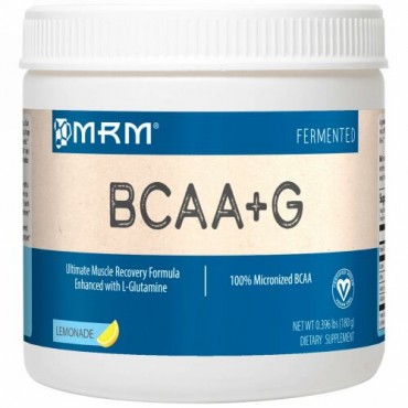 MRM, BCAA＋G, レモネード風味, 0.396ポンド（180 g） (Discontinued Item)