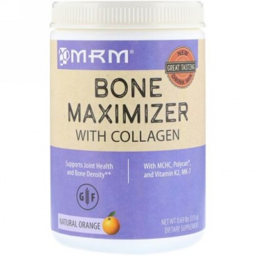 MRM, Bone Maximizer with Collagen, Natural Orange, 0.69 lb (315 g) (Discontinued Item)
