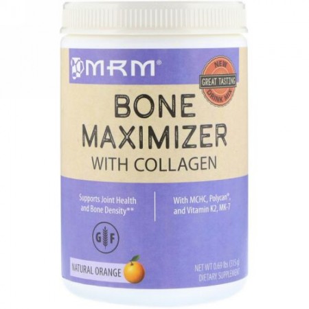 MRM, Bone Maximizer with Collagen, Natural Orange, 0.69 lb (315 g) (Discontinued Item)