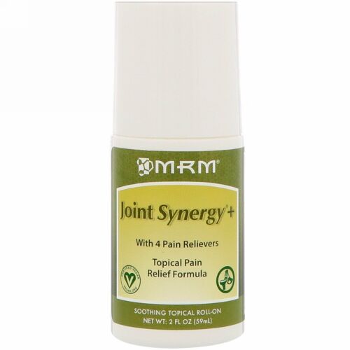 MRM, ジョイントシナジー+、局所鎮静ロールオン、2オンス (59 ml) (Discontinued Item)