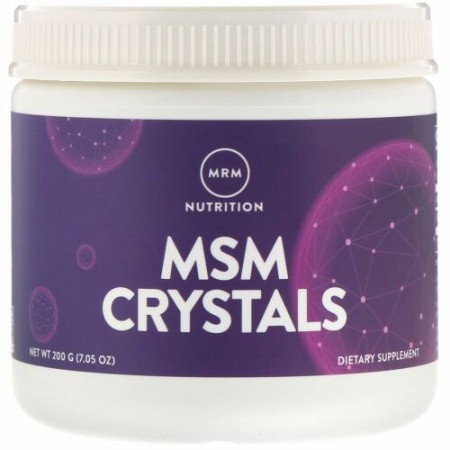 MRM, MSMクリスタル、1,000mg、200g（7.05oz）