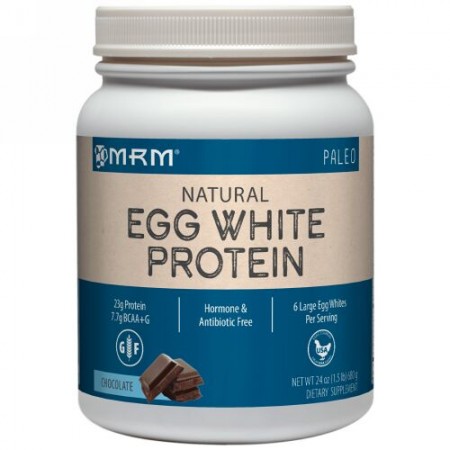 MRM, ナチュラルエッグホワイトプロテイン、チョコレート、24 oz (680 g) (Discontinued Item)