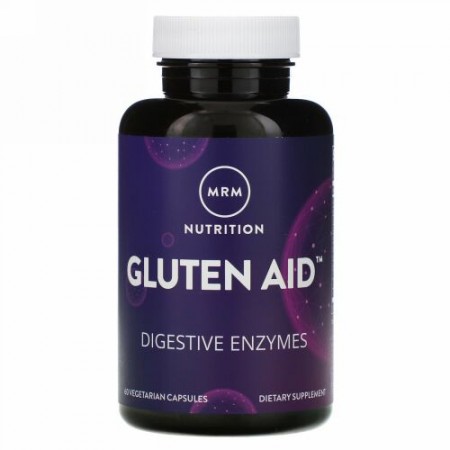 MRM, ニュートリション、Gluten Aid（グルテンエイド）、ベジカプセル60粒