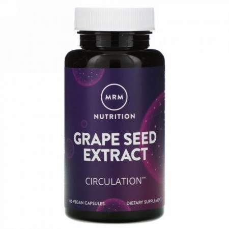 MRM, Nutrition, Grape Seed Extract, 100 Vegan Capsules