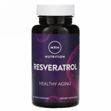 MRM, Nutrition, Resveratrol, 60 Vegan Capsules