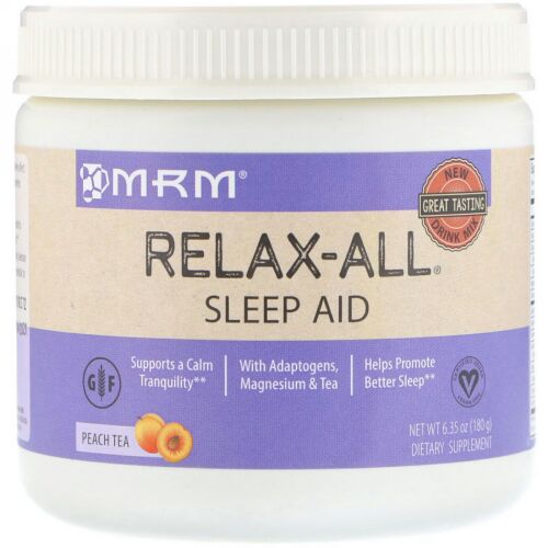MRM, Relax-All Sleep Aid, Peach Tea, 6.35 (180 g) (Discontinued Item)