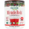Macrolife Naturals, ミラクルレッド, スーパーフード, クコ（枸杞）- ザクロ-アサイ-マンゴスチン, 30オンス（850 g）
