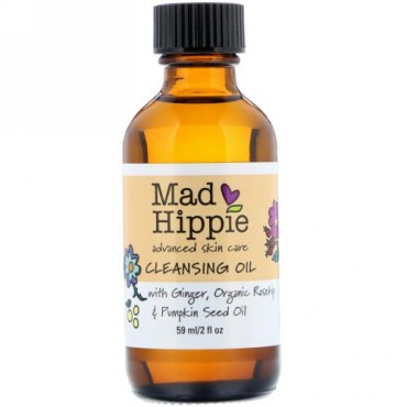 Mad Hippie Skin Care Products, クレンジングオイル、2 fl oz (59 ml)