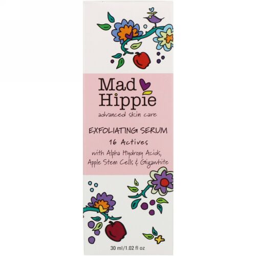 Mad Hippie Skin Care Products, 剥離セラム、16アクティブ、1.02液量オンス (30 ml)