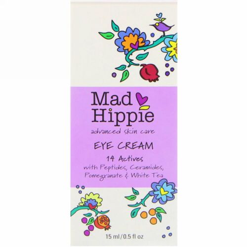 Mad Hippie Skin Care Products, アイクリーム, 13アクティブ, 0.5液量オンス（15 ml）