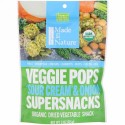 Made in Nature, オーガニックベジポップス、サワークリーム＆オニオン・スーパースナック、3オンス (85 g)