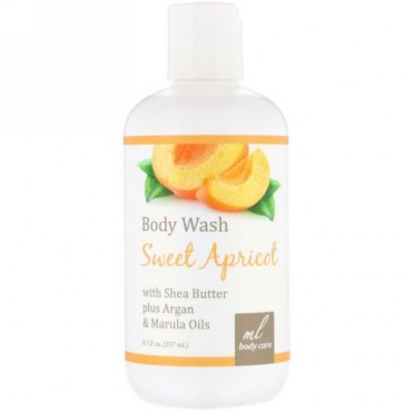 Madre Labs, Body Wash, Sweet Apricot with Shea Butter plus Argan & Marula Oils, 8.7 fl oz (257 ml) (Discontinued Item)
