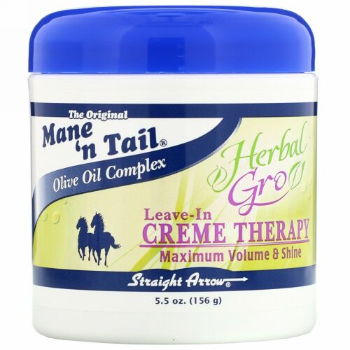 Mane 'n Tail, ハーバル・グロ、リーブ・イン・クリーム・セラピー、  5.5 オンス (156 g)