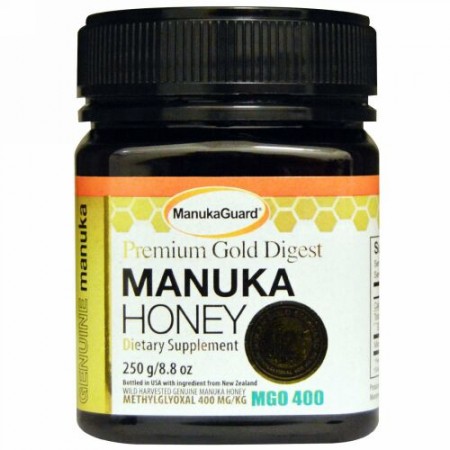 ManukaGuard, プレミアムゴールドダイジェスト、 マヌカハニー、 8.8 オンス (250 g) (Discontinued Item)