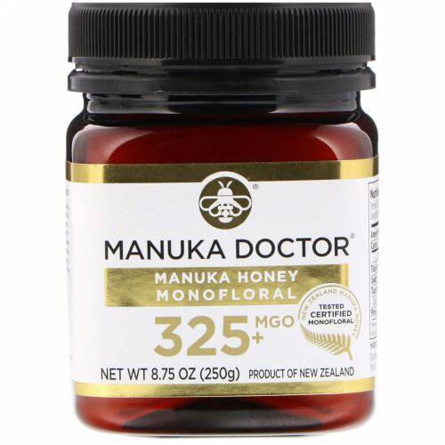 Manuka Doctor, マヌカハニー モノフローラル、MGO 325+、250g（8.75オンス）