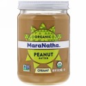 MaraNatha, オーガニックピーナッツバター、クリーミー、16 oz (454 g)