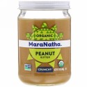 MaraNatha, オーガニック ピーナッツバター、クランチー、16 oz (454 g)