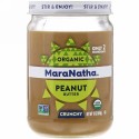 MaraNatha, オーガニック・ピーナッツバター, クランチー, 16 オンス (454 g) （無加糖）