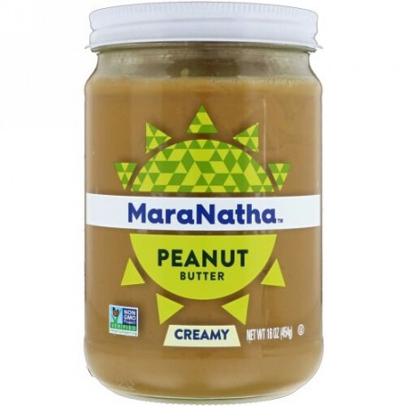 MaraNatha, Peanut Butter, Creamy, 16 oz (454 g) (Discontinued Item)