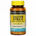 Mason Natural, クエン酸カルシウム、ビタミンD3配合、カプレット60個