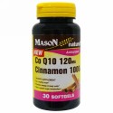 Mason Natural, Co Q10 120 mg、 シナモン 1000 mg 、 30 ソフトジェル (Discontinued Item)