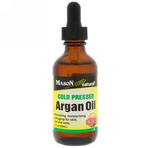 Mason Natural, コールドプレス・アルガンオイル、2 fl oz (60 ml) (Discontinued Item)
