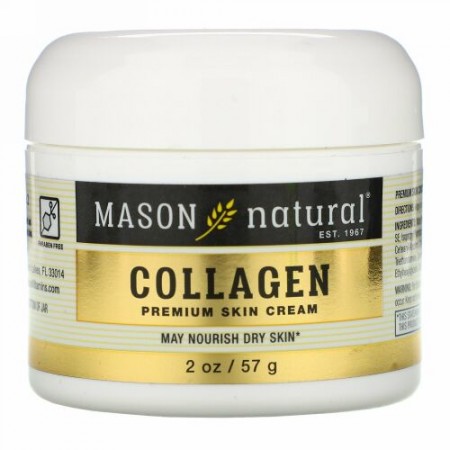 Mason Natural, Collagen Premium Skin Cream, 2 oz (57 g)