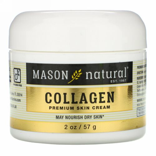 Mason Natural, Collagen Premium Skin Cream, 2 oz (57 g)