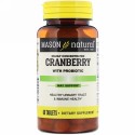 Mason Natural, 高濃縮クランベリー、プロバイオティック入り、60錠