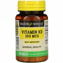 Mason Natural, ビタミンK2、100 mcg、100錠