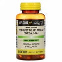Mason Natural, Whole Herb Coconut Oil/Flaxseed Omega 3-6-9, 60 Softgels