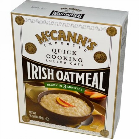 McCann's Irish Oatmeal, 手早い料理, ロールドオーツ, 16オンス (454 g) (Discontinued Item)